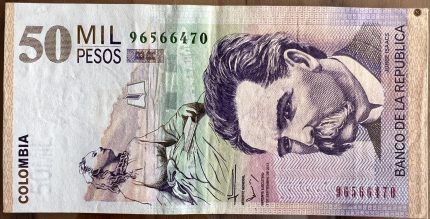 Billete 50000 pesos 2014 (50 mil pesos)