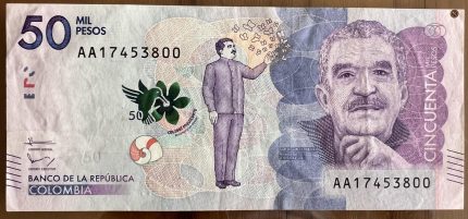 Billete 50000 pesos 2015 (50 mil pesos) Primera fecha