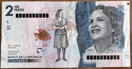Billete 2000 pesos 2018 (2 mil pesos) Serie Anulada