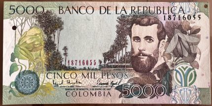 Billete 5000 pesos 1997