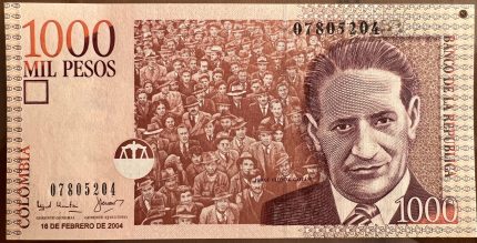 Billete 1000 pesos 2004