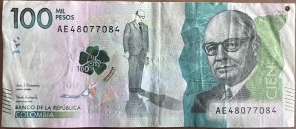 Billete 100000 pesos 2020 (100 mil pesos) Radar