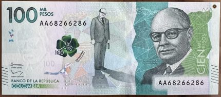 Billete 100000 pesos 2014 (100 mil pesos) Radar primera fecha