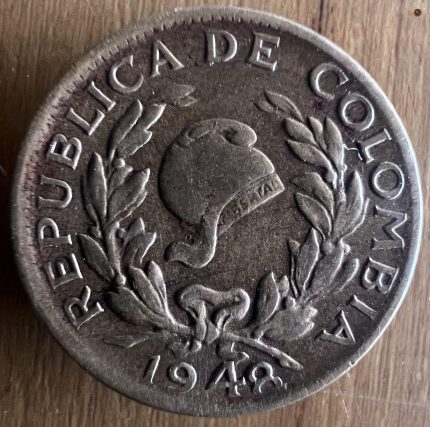 Moneda 2 centavos 1948 (B)